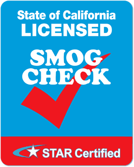 State of California Licensed Smog Check Star Certified